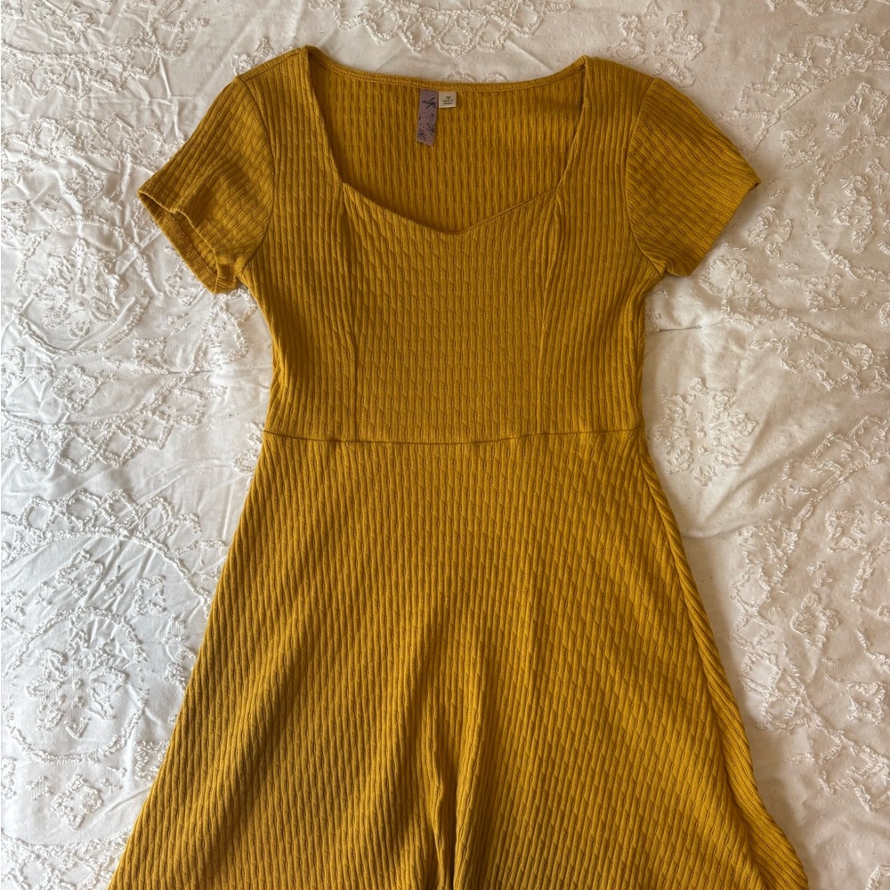 Alya Mustard Dress